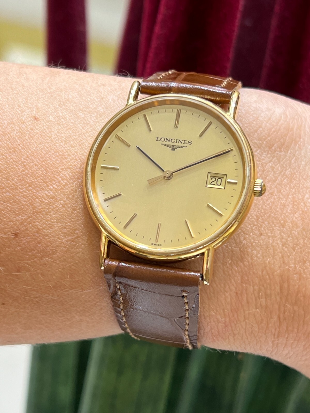 Longines La Grande Classique L4.636.2 Quartz Gold Plated Swiss Made