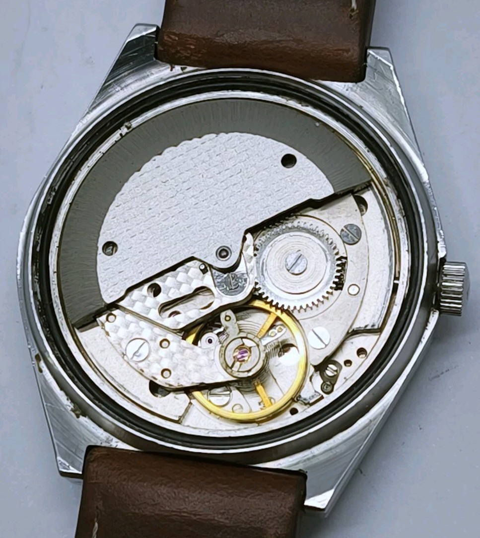 Vtg 1980s Tic-Tac Octagonal Automatic Day Date Watch Swiss Baumgartner 628 Mvt