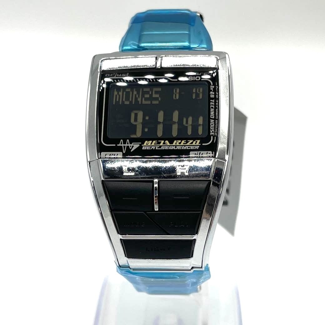 Casio ME7A ME-211-1 Vintage Quartz Digital Beat Sequencer Watch Japan In Hand