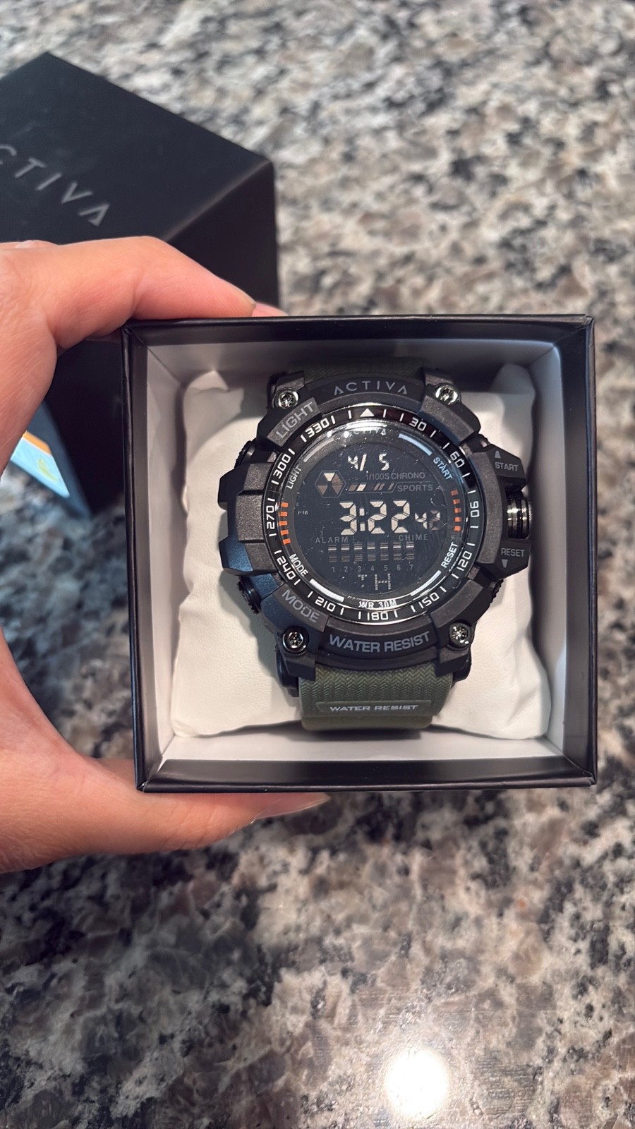Activa X Invicta Digital Men’s Watch – 56mm, Green