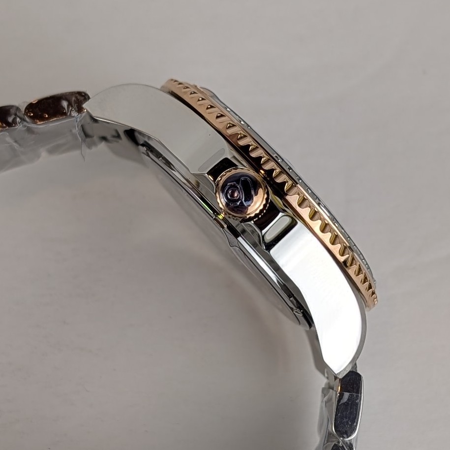 Invicta GRAND DIVER Men’s 47mm Watch Silver Tone Rose Gold Black Dial 24625 NEW