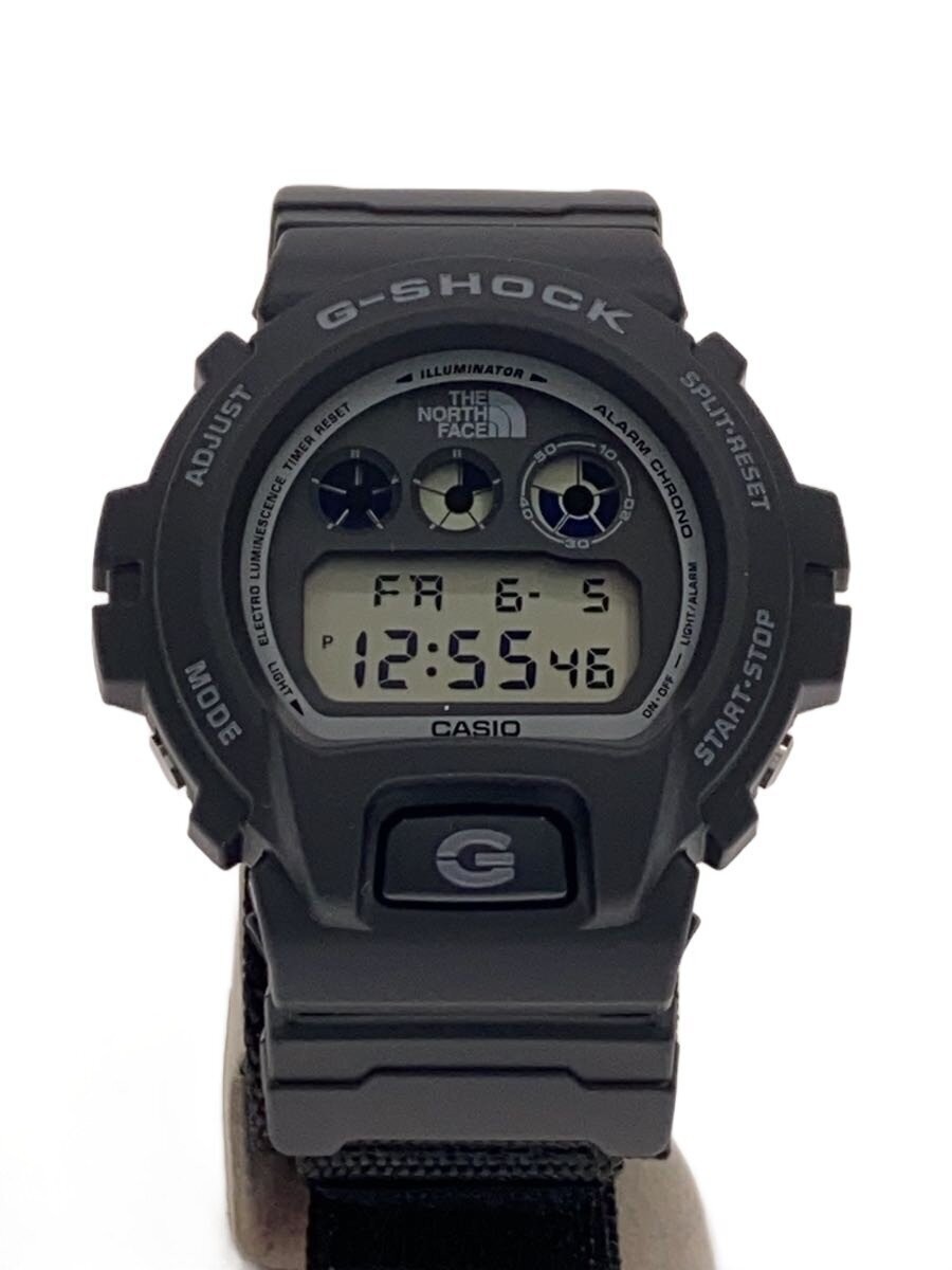 CASIO Quartz Wristwatch Digital Canvas GRY BLK DW 6900NS 1JR From Japan