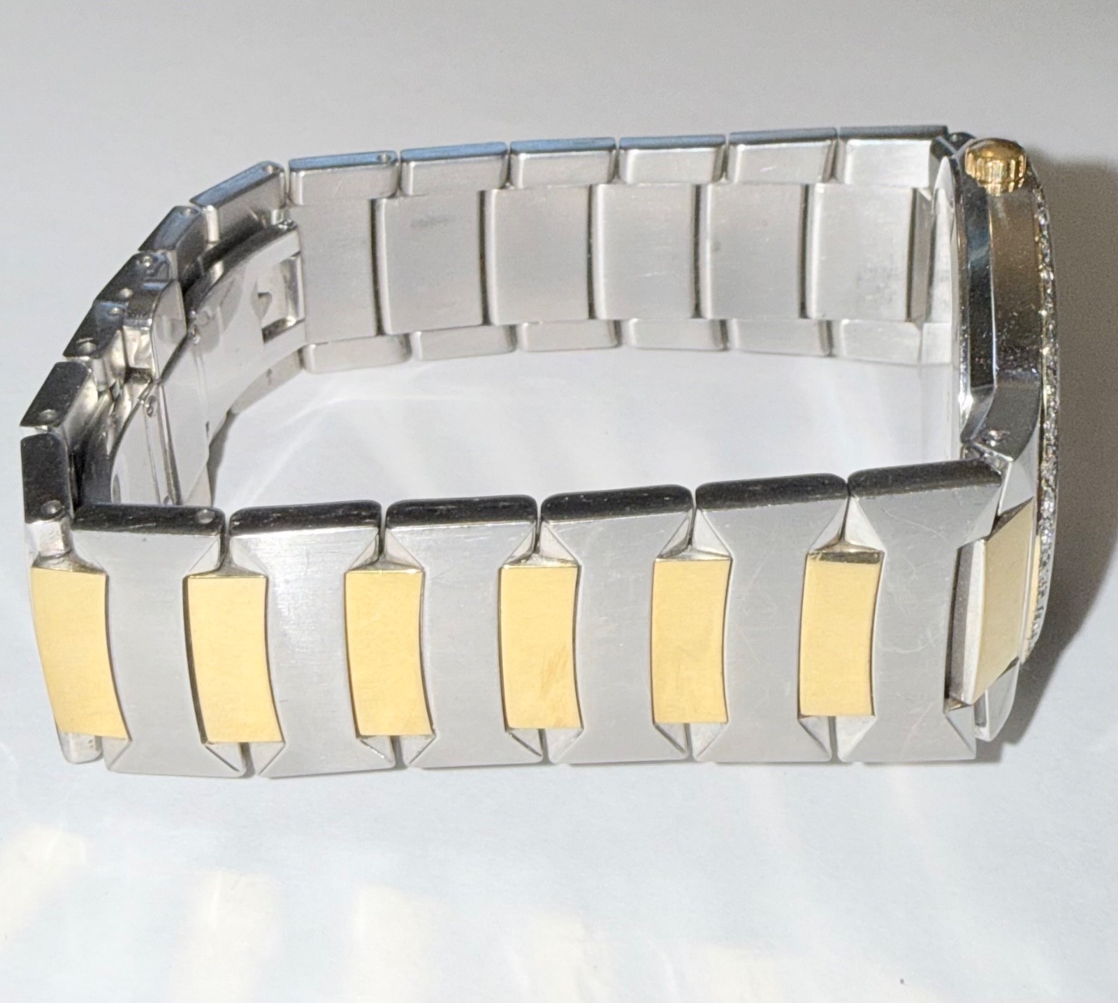 Authentic Movado Temo Two Tone Men’s Lab Grown Diamond Watch