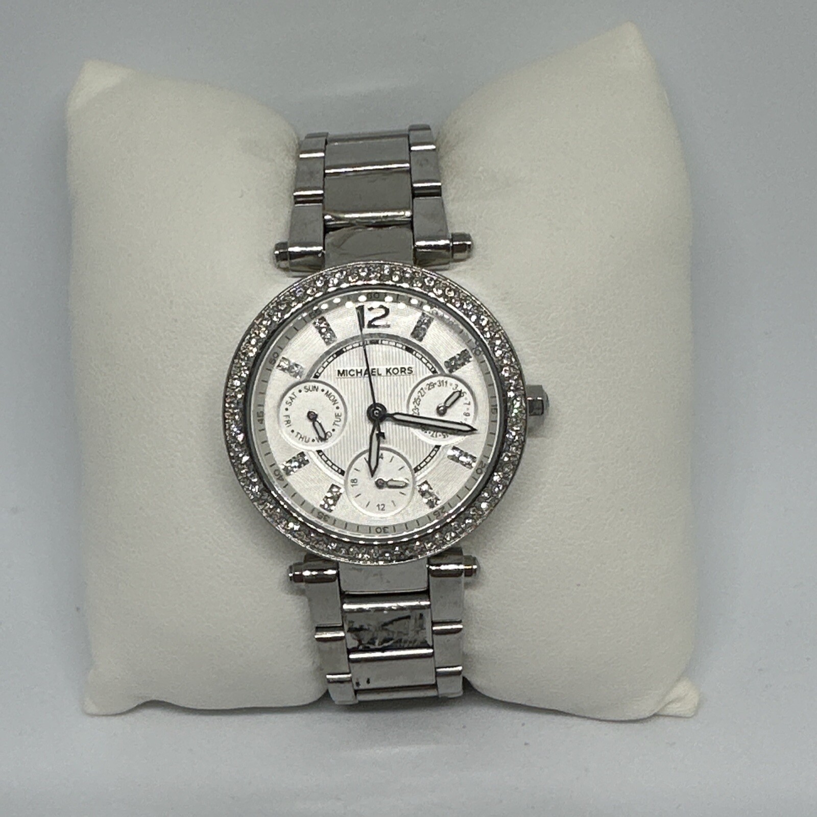 Michael Kors Parker MK5615 Womens Stainless Steel Analog Dial Quartz Watch HME30