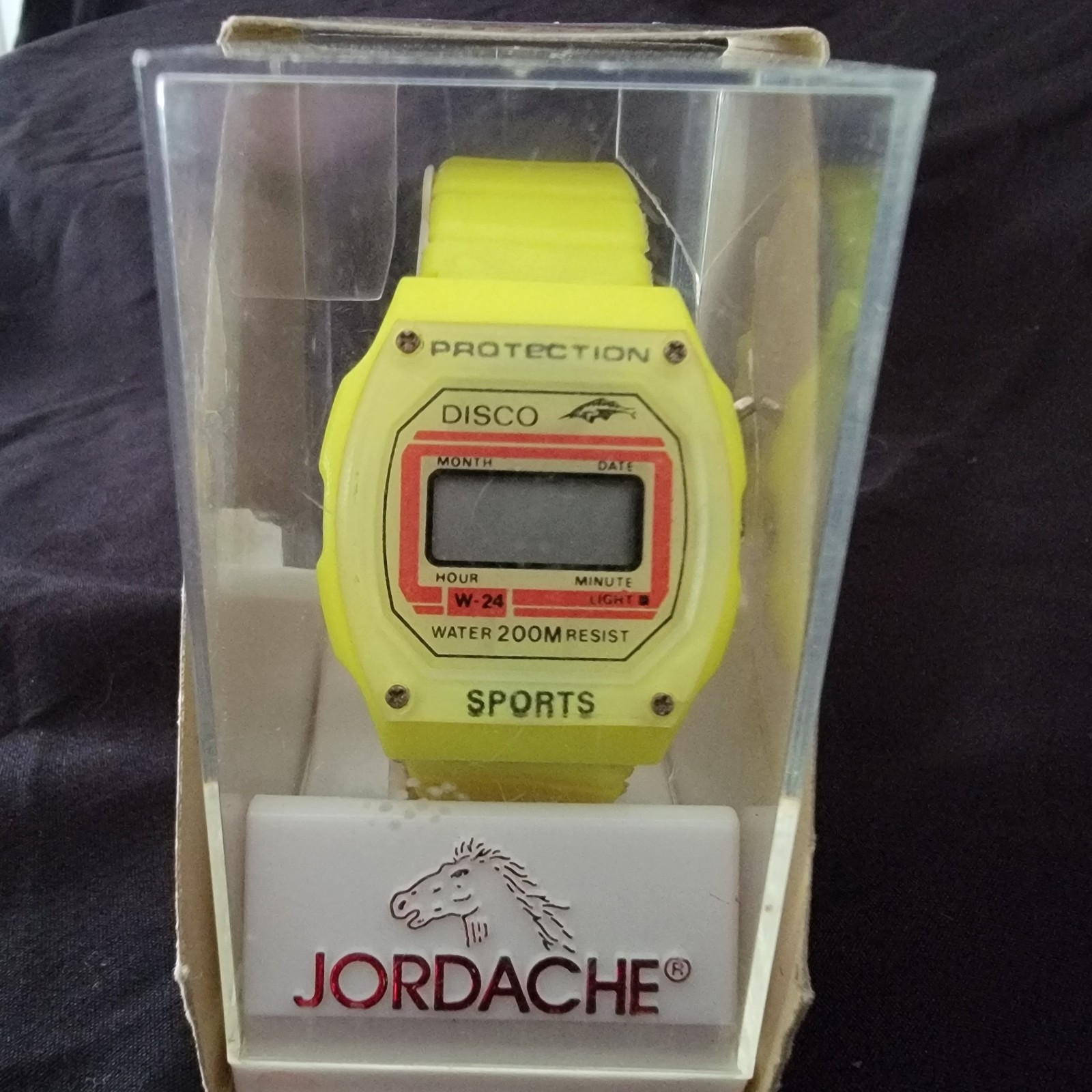 Vintage Jordache Sport Watch Retro 1980s Digital Fashion Untested
