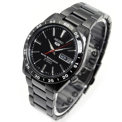 SEIKO 5 SNKE03KC Automatic Black Dial Day Date Mens Watch Tested From Japan