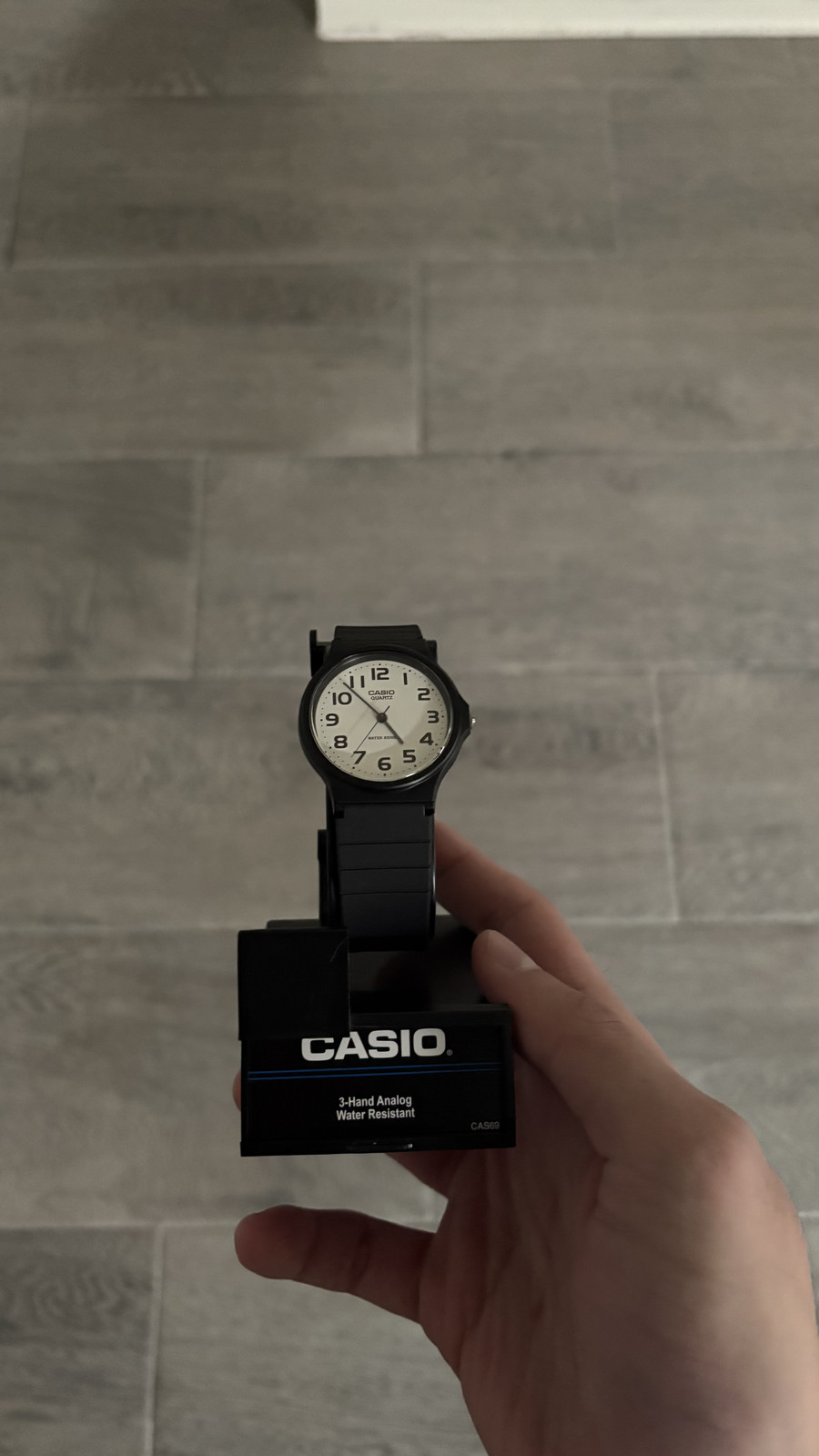 Casio MQ24-7B2 Black and White Analog Watch