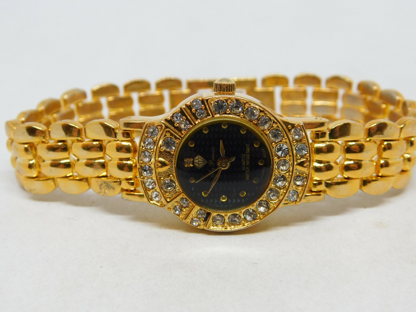 The Princess Gold Tone Quartz Analog Women’s Watch Sz. 7 1/4″