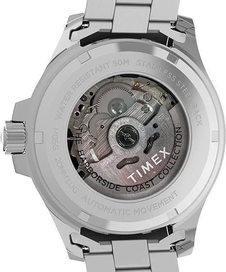 Timex Mens Watch Harborside Coast Automatic 43mm Water Resistant TW2V72100