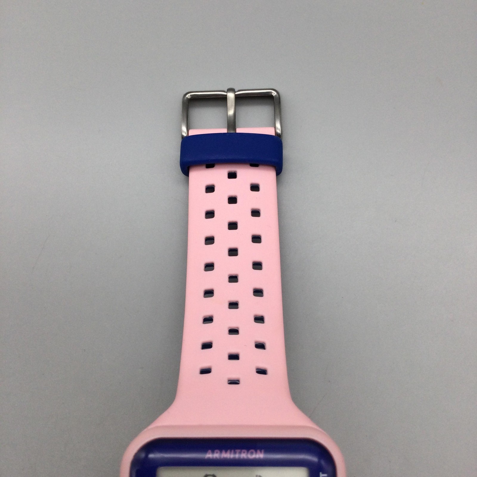 Armitron Pro Sport Womens Watch 38mm Pink Blue Digital Alarm Backlight