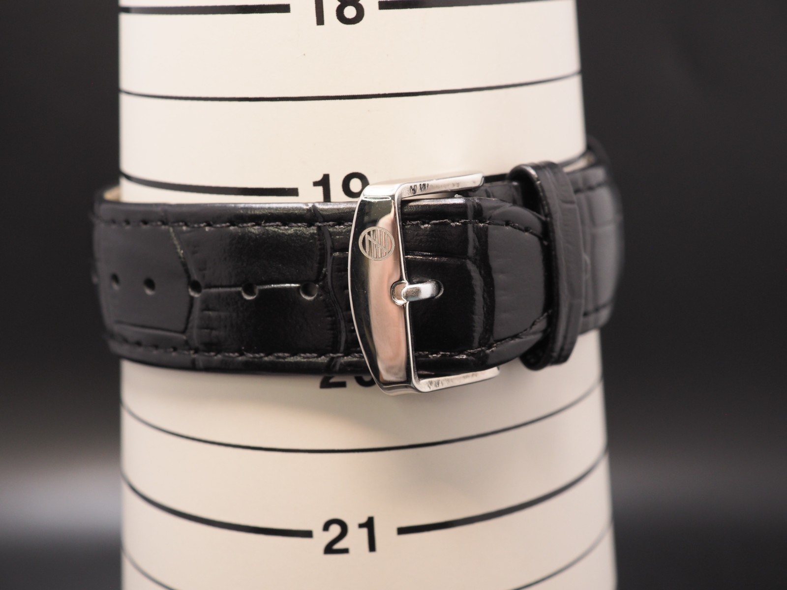 Vintage N MINT Zeppelin 100th Edition 7640-1 Dual Time Qz 43mm Mens Watch JAPAN