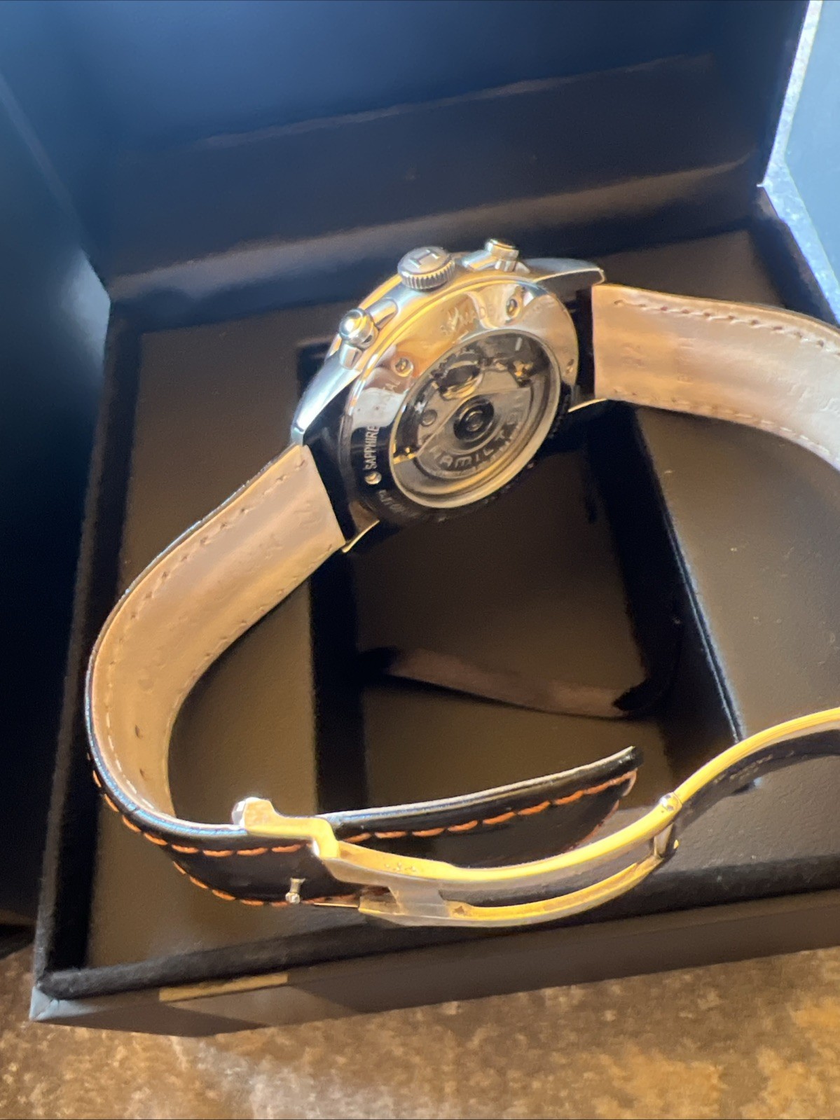 Hamilton Men Automatic Dial Watch American Classic Railroad Timepiece H406560