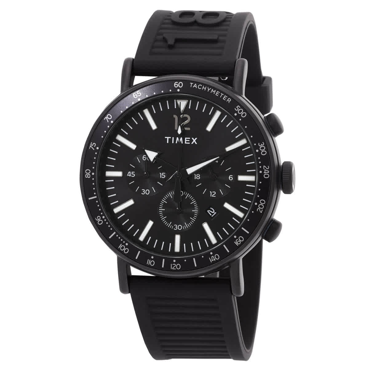 Timex Standard Chronograph Quartz Black Dial Men’s Watch TW2V71900