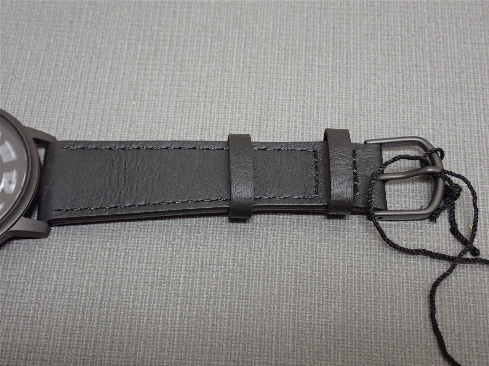 NEW Projects Watches PJT-7503 No Time Wasted 40mm Black Leather Band Watch