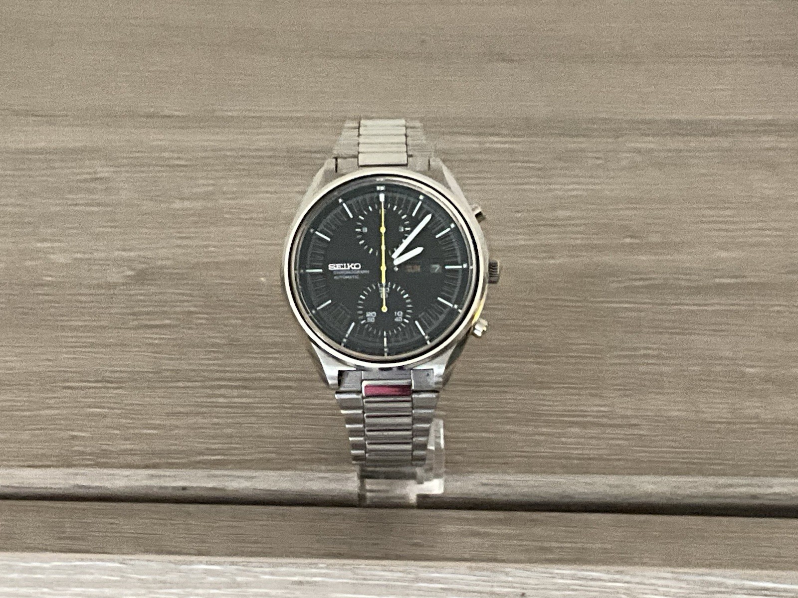 Vintage Seiko 6138-3002 Jumbo Automatic Chronograph Serviced Original Bracelet