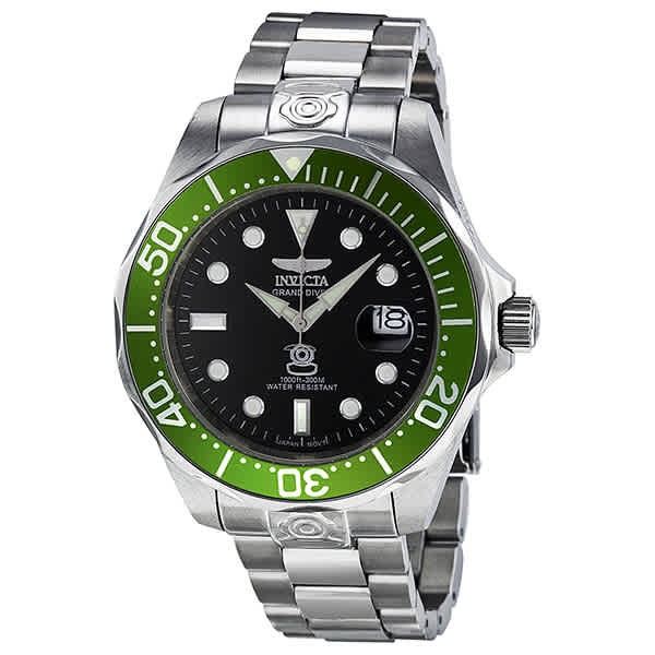 Invicta Pro Diver Grand Diver Black Dial Automatic Men’s Watch 3047