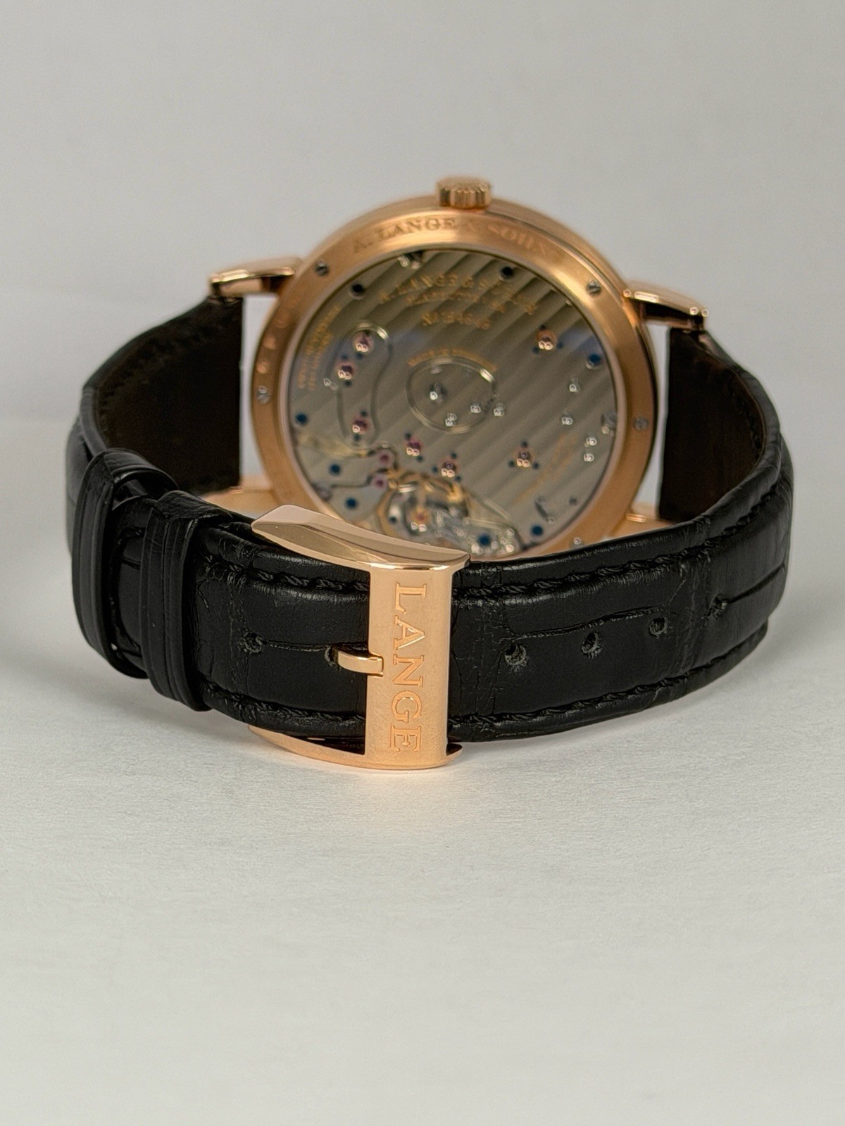 A. Lange & Söhne Grand Lange 1 RG 137.033 Rose Gold Grey Dial BOX PAPERS