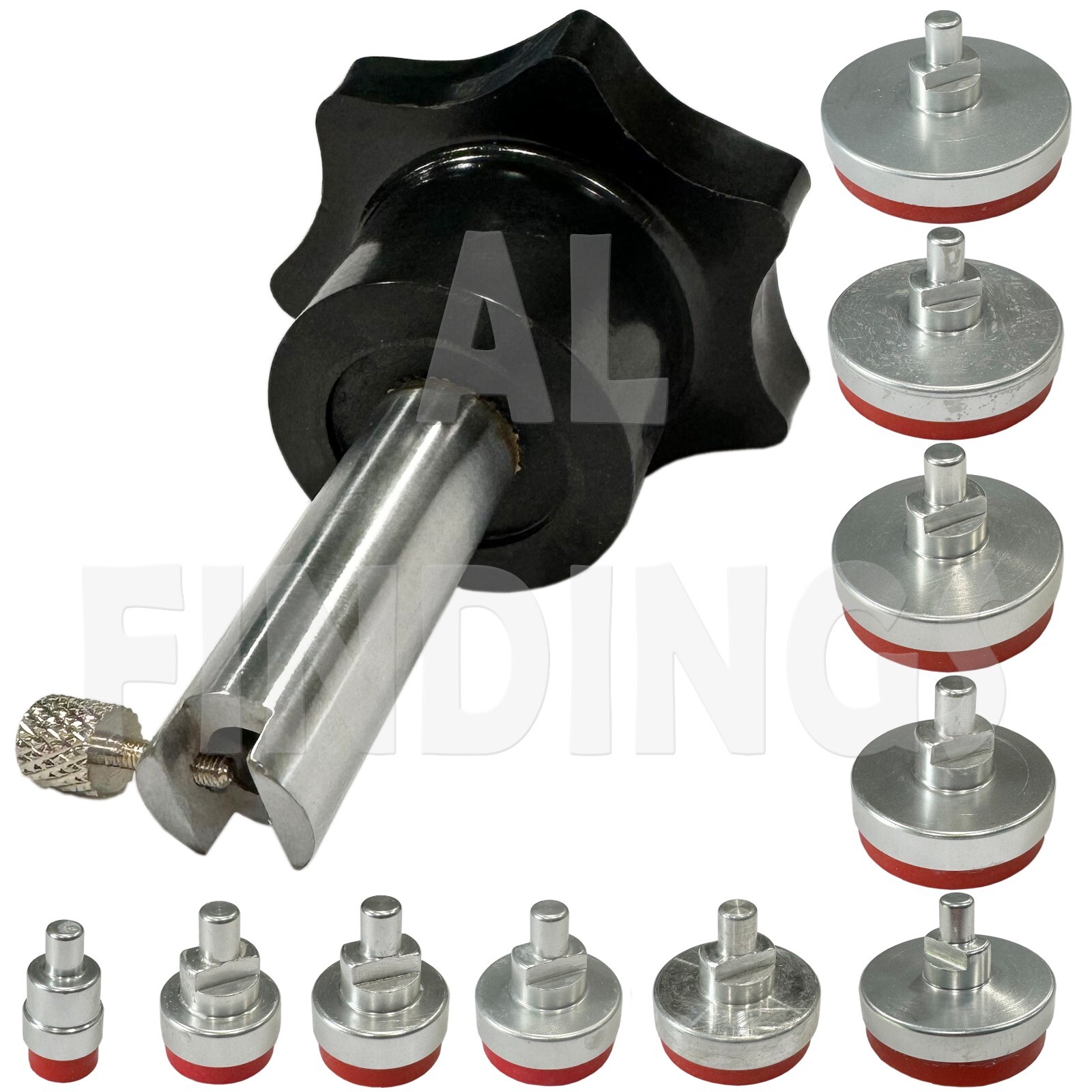 Rubber Watch Case Opener Suction Dies Tool Repair for Screw Back Cases With 10Pc