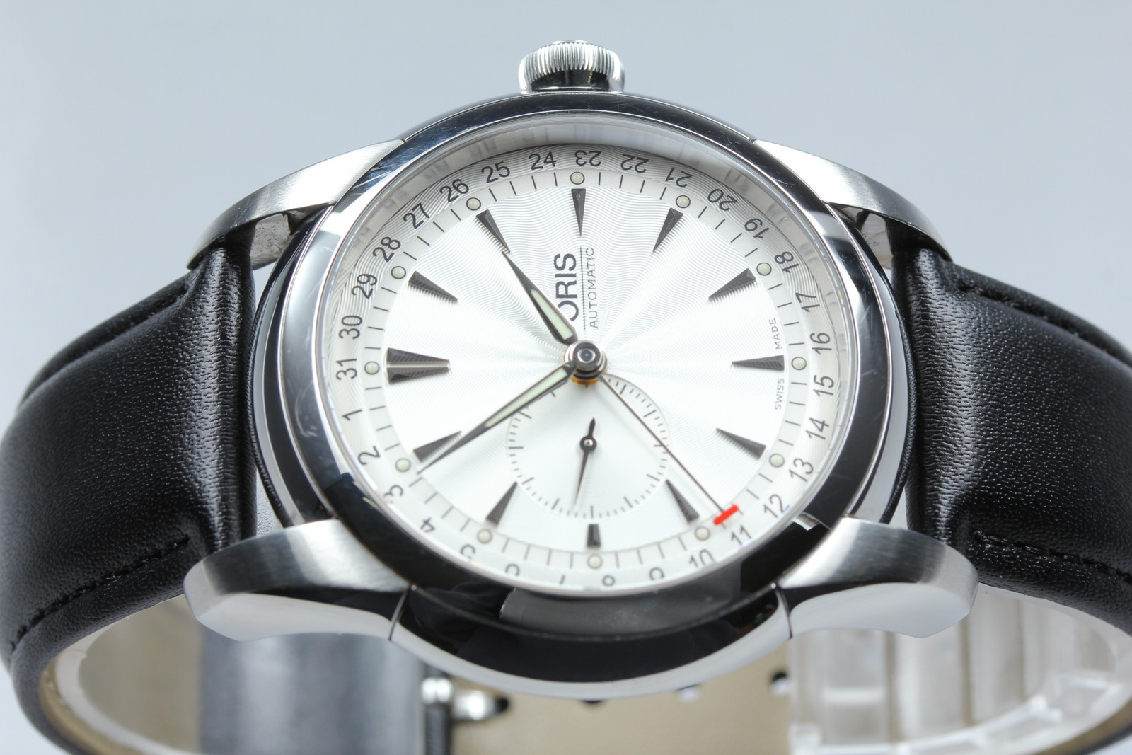 ORIS Artelier 7545 Silver Dial Automatic Small Second Men’s Watch 44mm Exc+5 JP