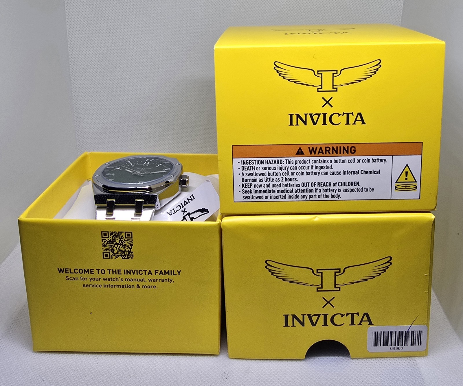 Invicta Specialty I by Invicta Men’s Watch 42mm Dark Green Dial Silver 69960 New