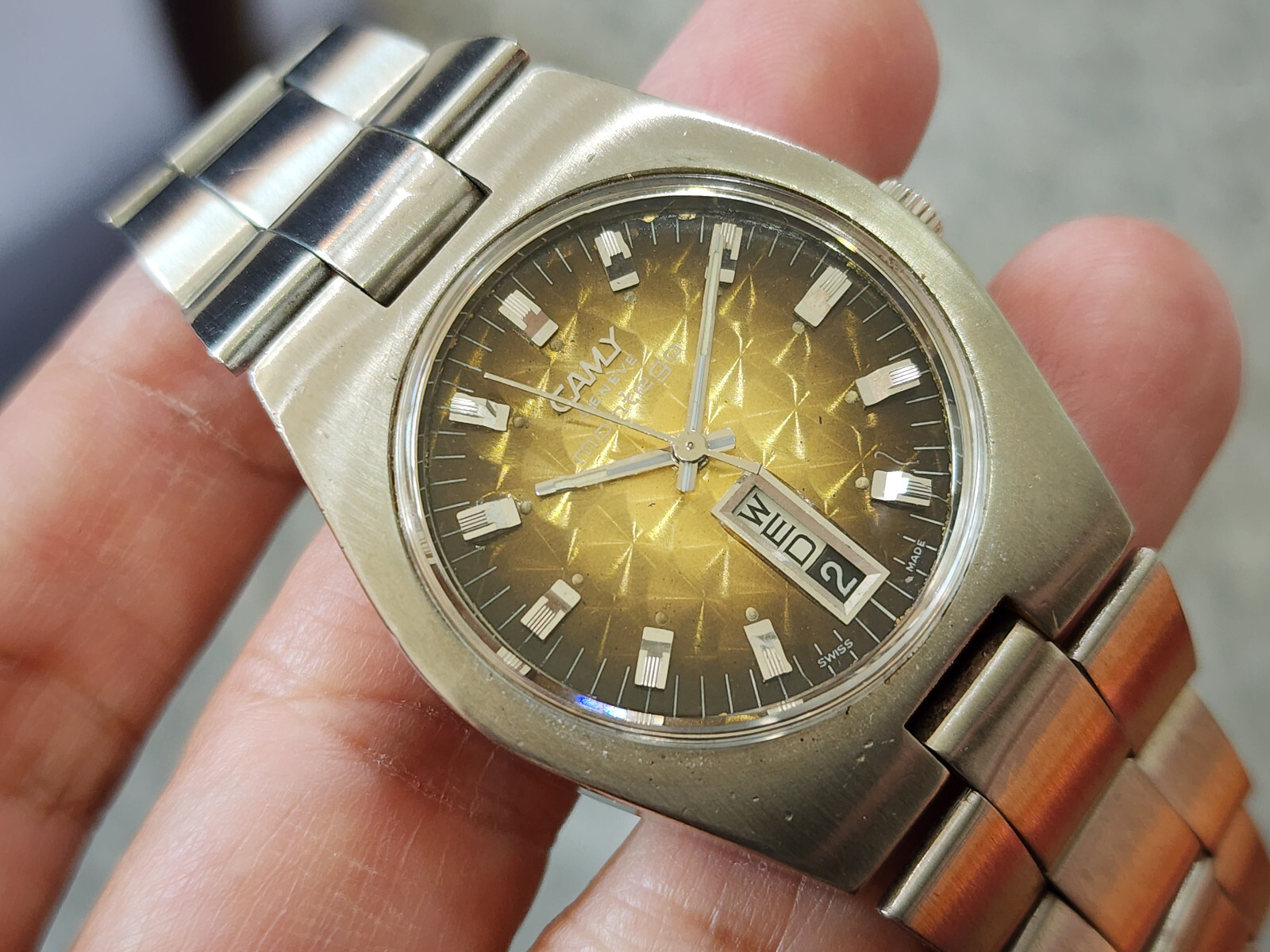 NICE & RARE VINTAGE CAMY MONTEGO AUTOMATIC GENTS 2.