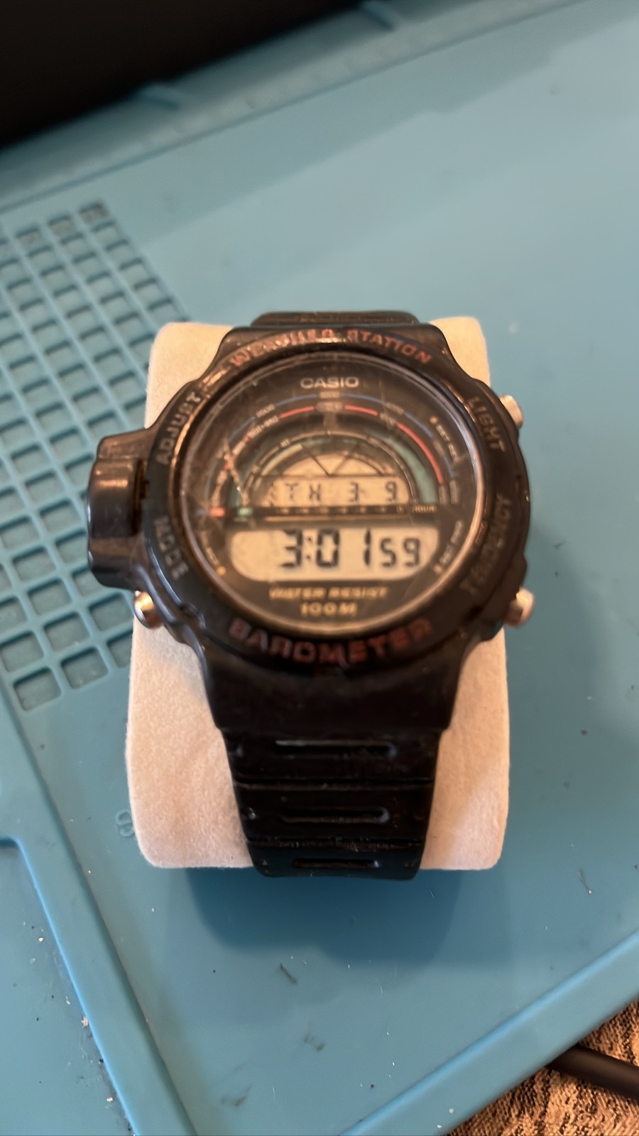 Casio BM-500W Weather Station Barometer Digital Watch Japan Module 923