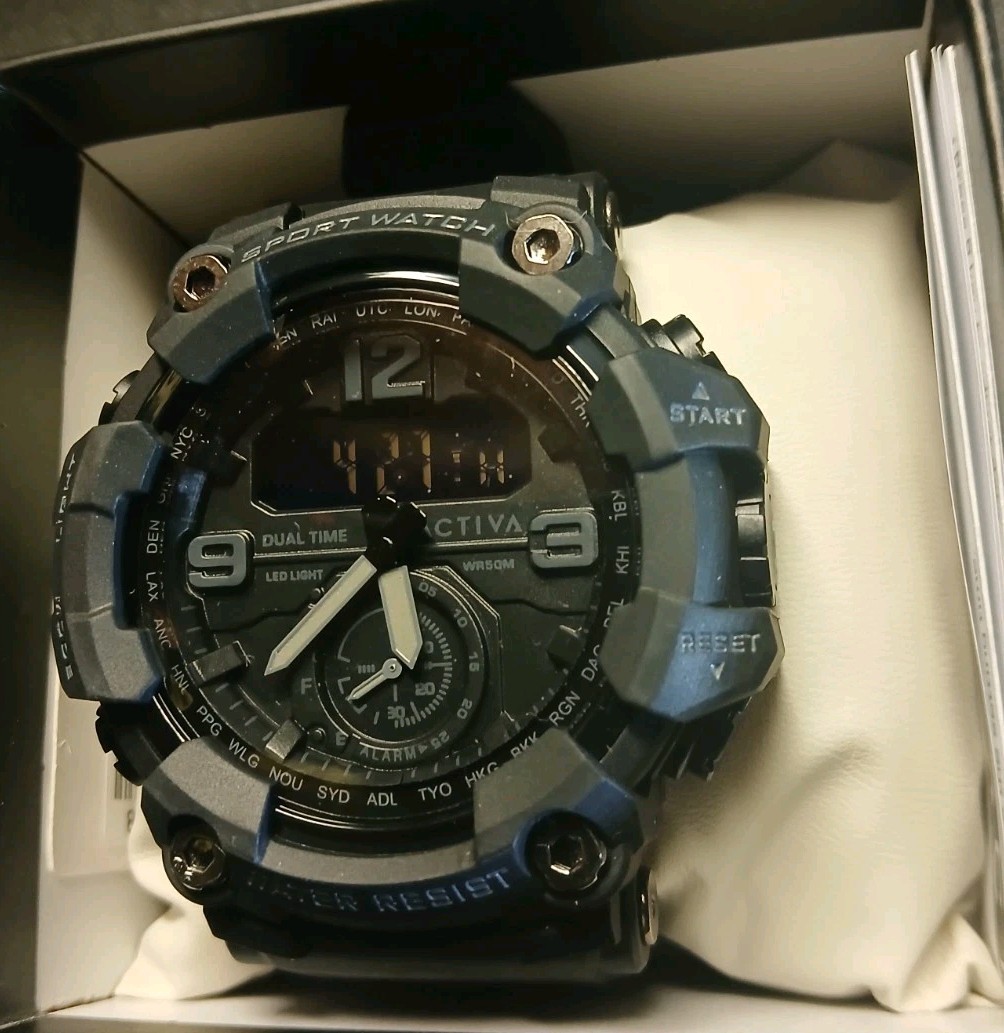 Activa Vextron X Invicta Blacked-Out Watch. ACW1637-008