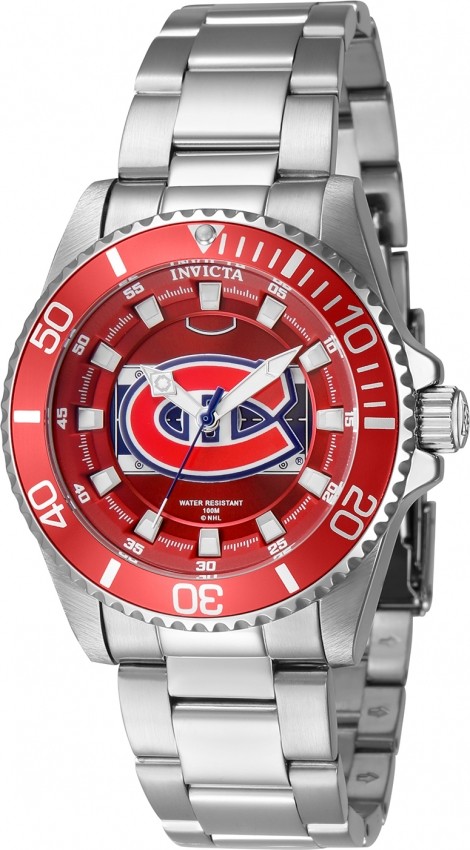 Invicta 42229 NHL Red and Silver and White and Blue Dial 38 mm Women’s Watch New