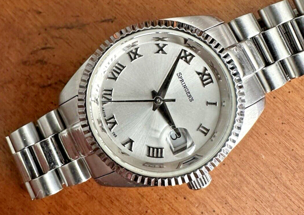 Ladies BELAIR A4215 Watch Fluted Bezel SPRINGER’S Jubilee Bracelet New Battery