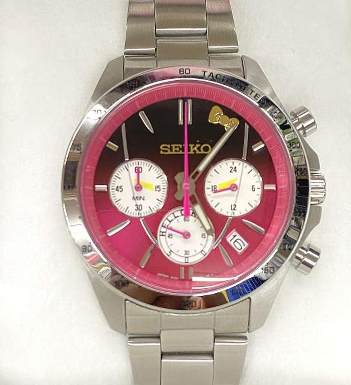 [Exc+5] Seiko × Hello Kitty 5000 Limited Edition Stainless Steel From Japan