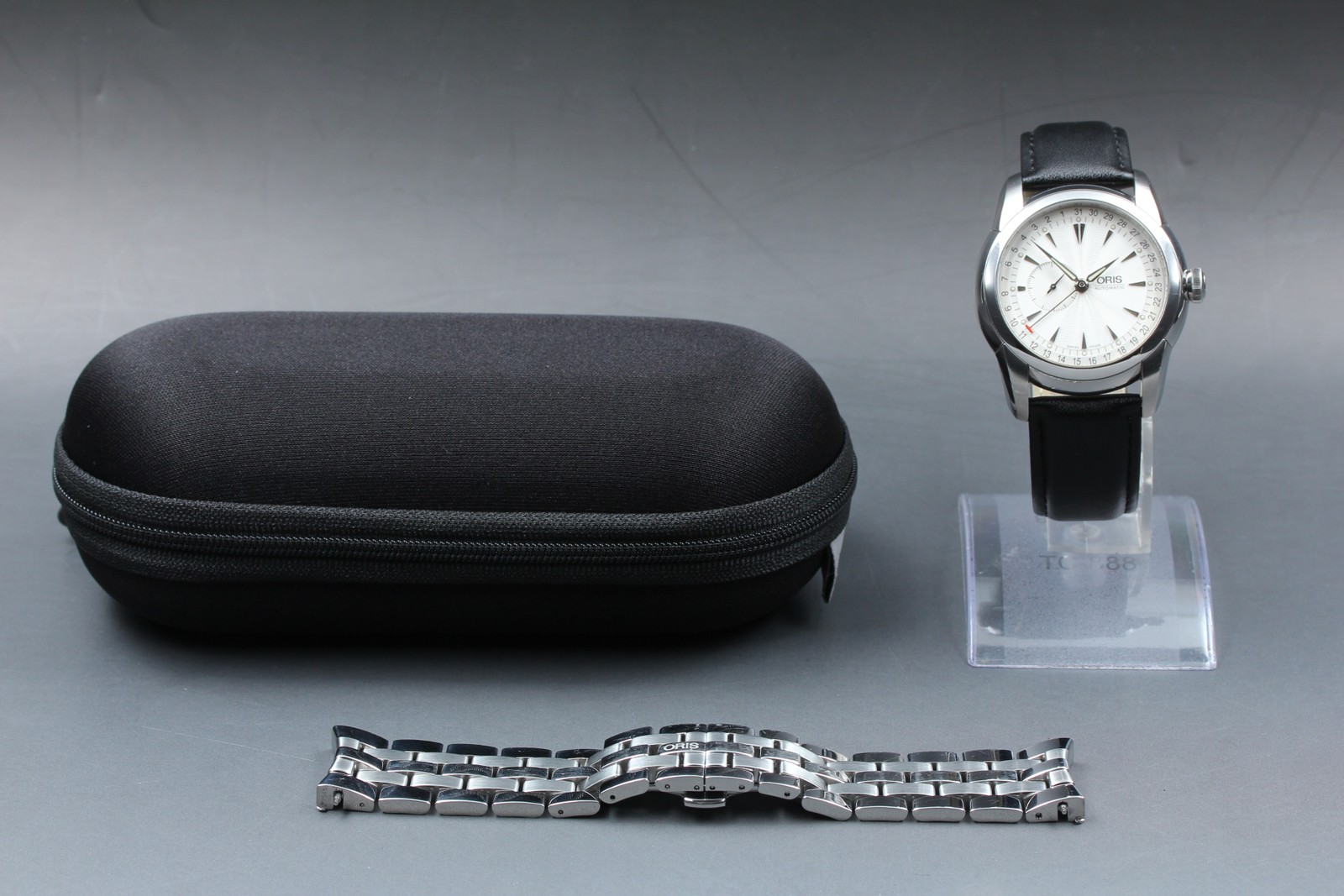 ORIS Artelier 7545 Silver Dial Automatic Small Second Men’s Watch 44mm Exc+5 JP