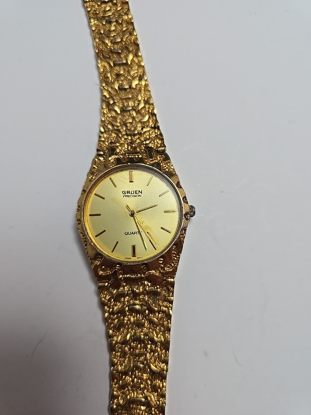 Gruen Precision Gold Tone