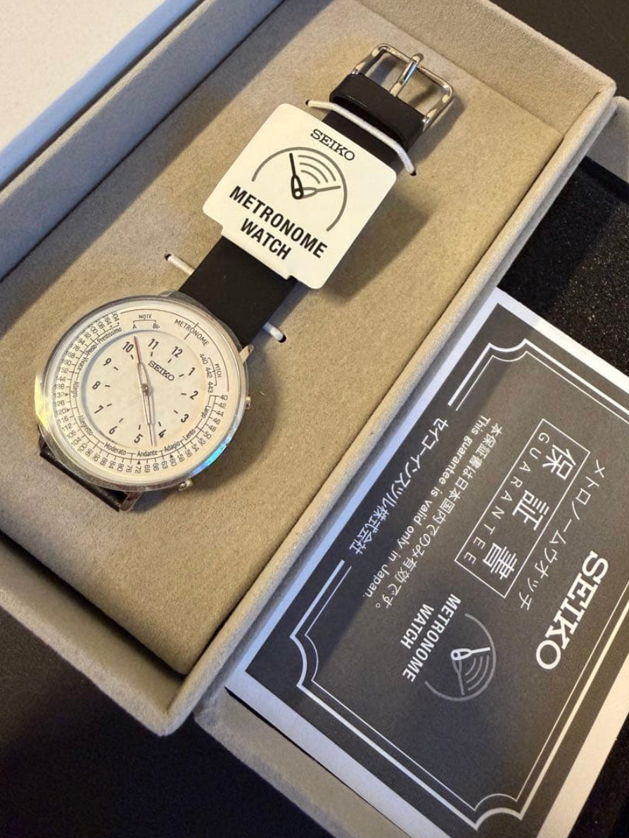 SEIKO Metronome Watch Standard Line Color Monotone SMW006A New JAPAN