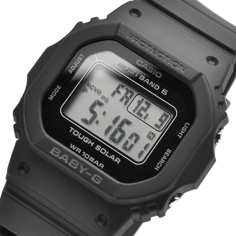 CASIO BABY-G BGD-5650-1JF Radio Solar Digital Watch All Black Women