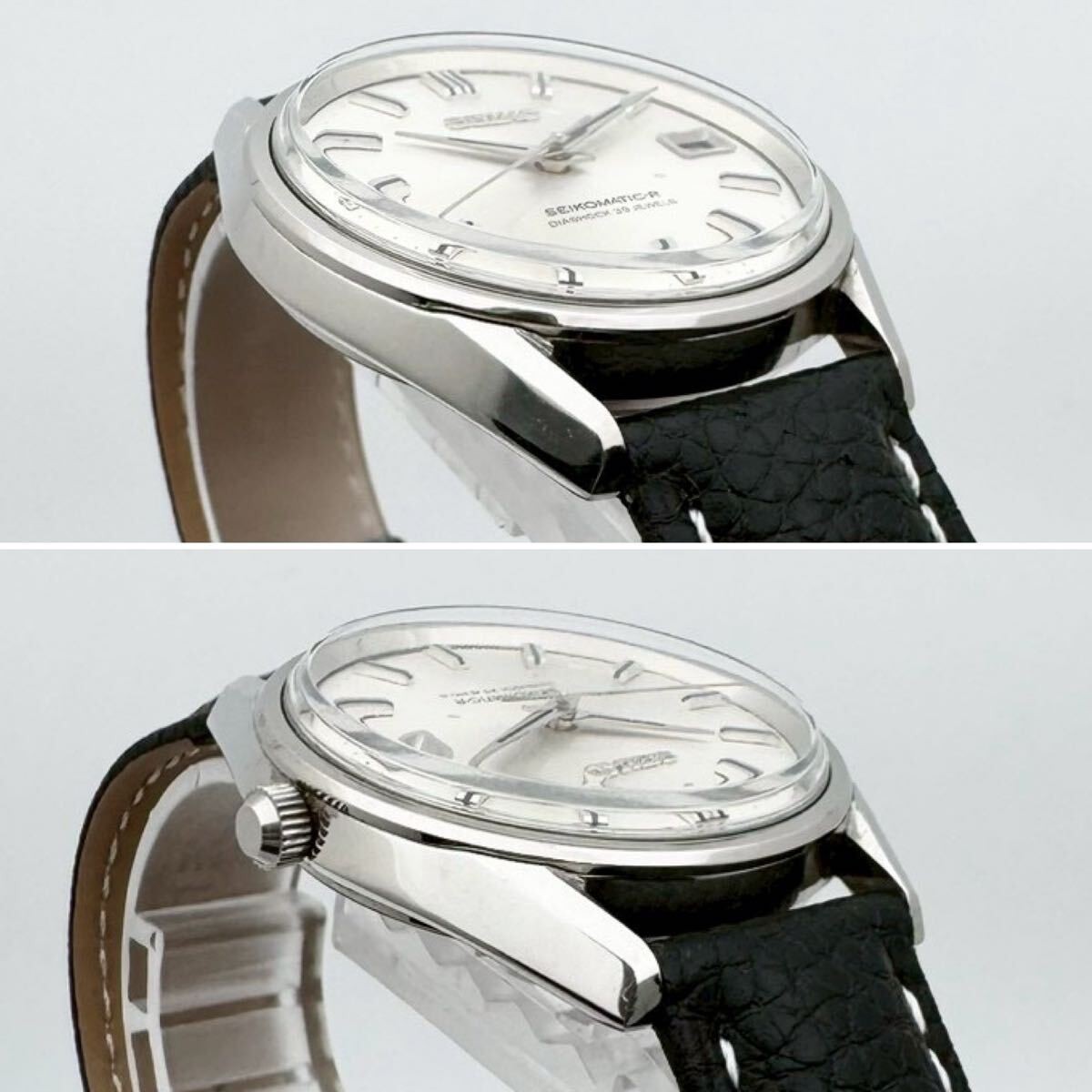 1966 Seiko Seikomatic-R 8325-8000 39 Jewels Automatic Date Vintage Watch