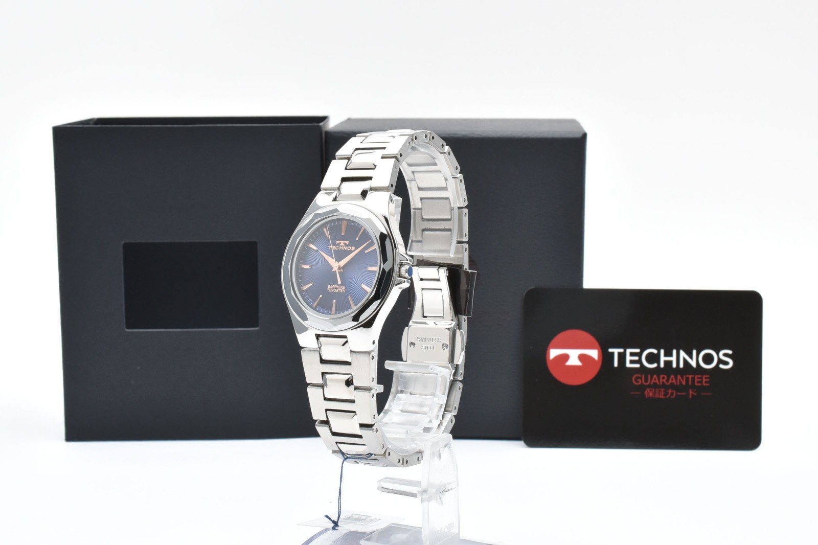 [ Unused , Brand new ] TECHNOS Tungsten Watch T9B86CN Men’s Silver From JAPAN