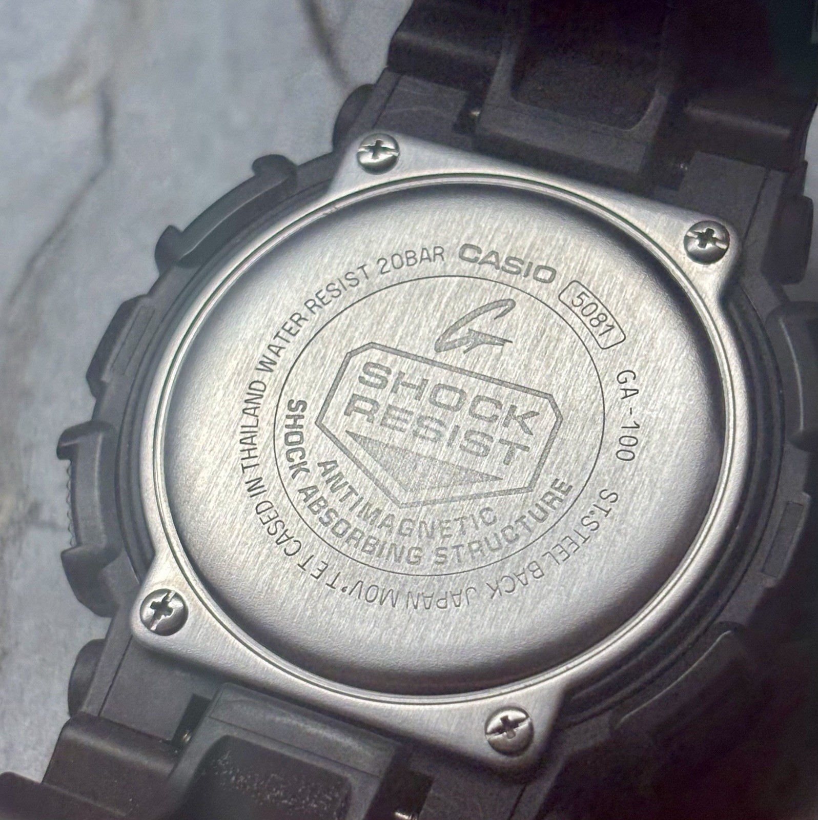 Casio G-SHOCK GA-100-1a1 5081 Millitary Black tactical Men’s watch New Battery