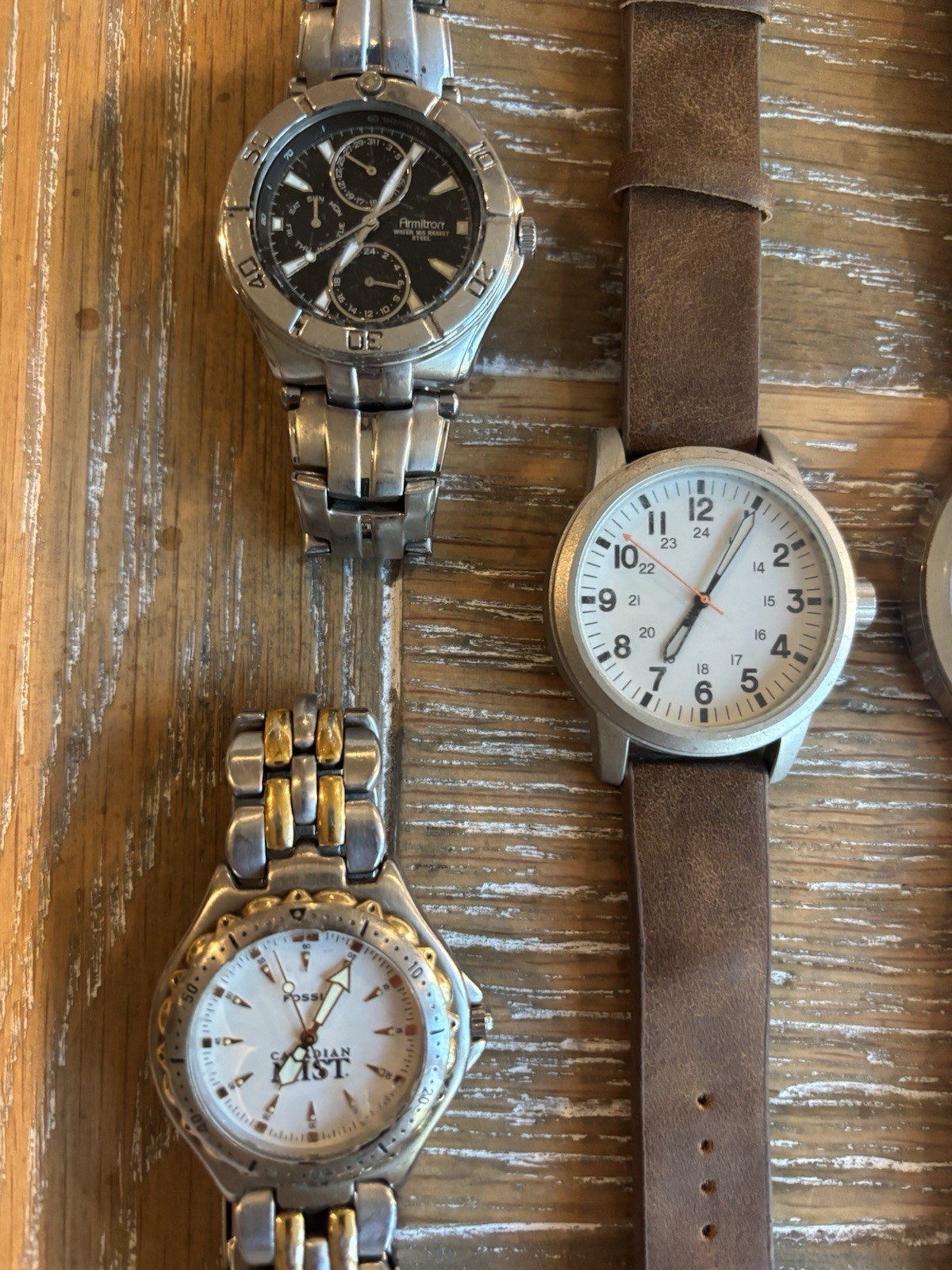 Lot of 10 Various Mens Watches | New Batteries Installed | Fossil, Diesel, Etc..