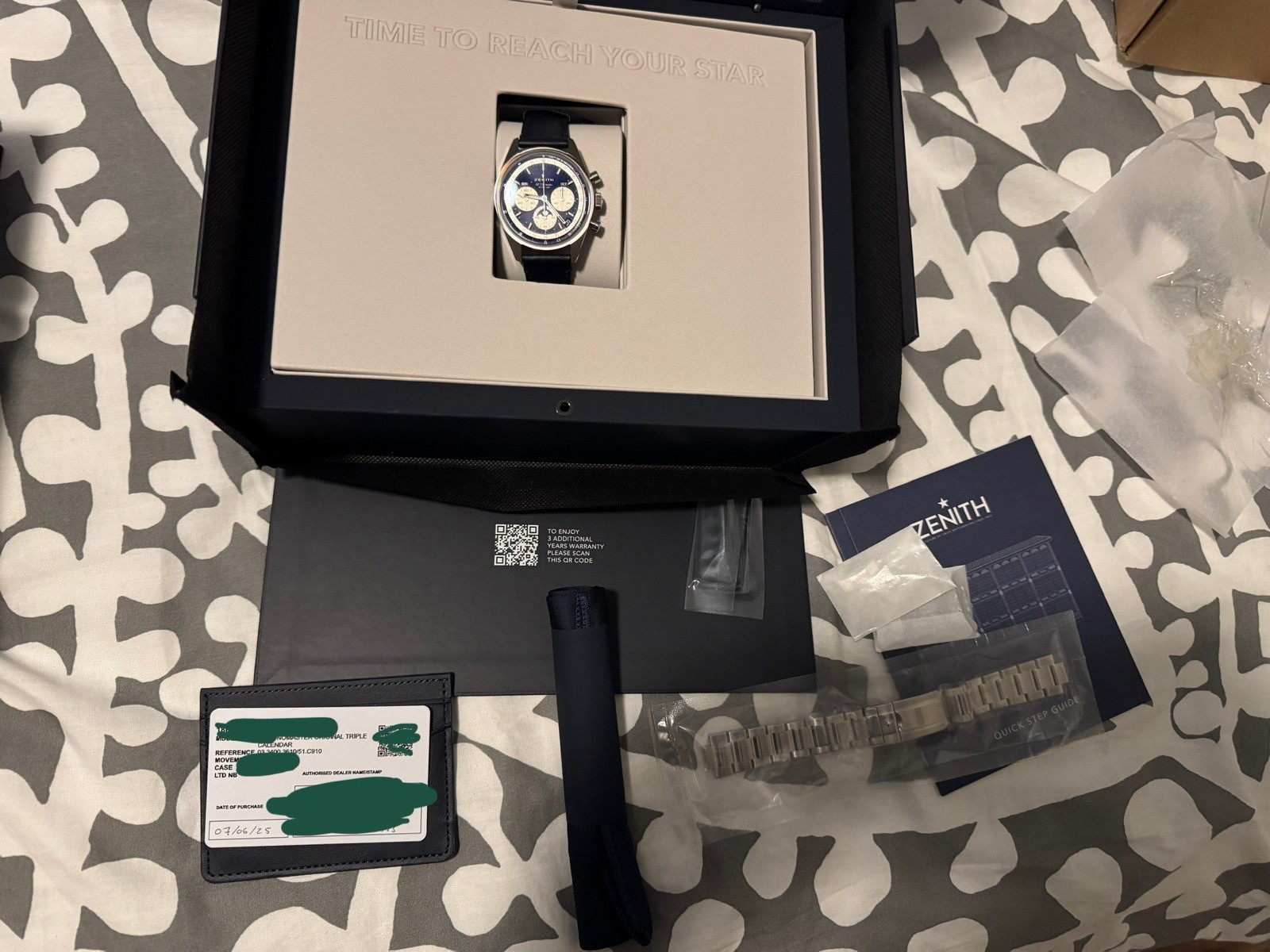 Zenith El Primero CHRONOMASTER ORIGINAL LAPIS LAZULI 38mm LIMITED