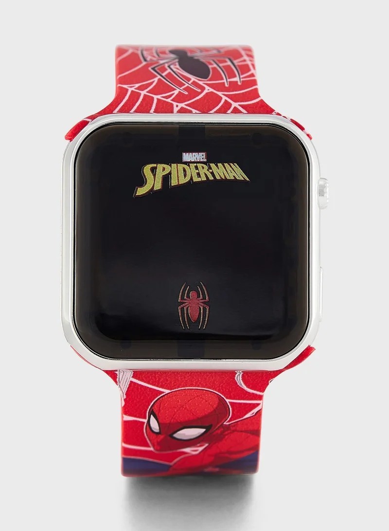 Marvel Spider-Man Kids LED Light Up Watch by Accutime Spiderman Digital Toy Gift