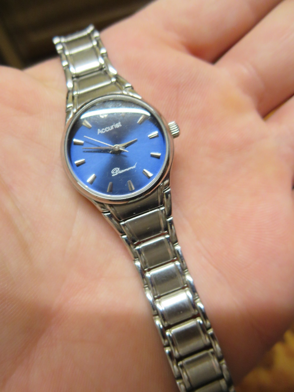 Ladies Accurist Diamond Quartz Bracelet Watch LBJD08
