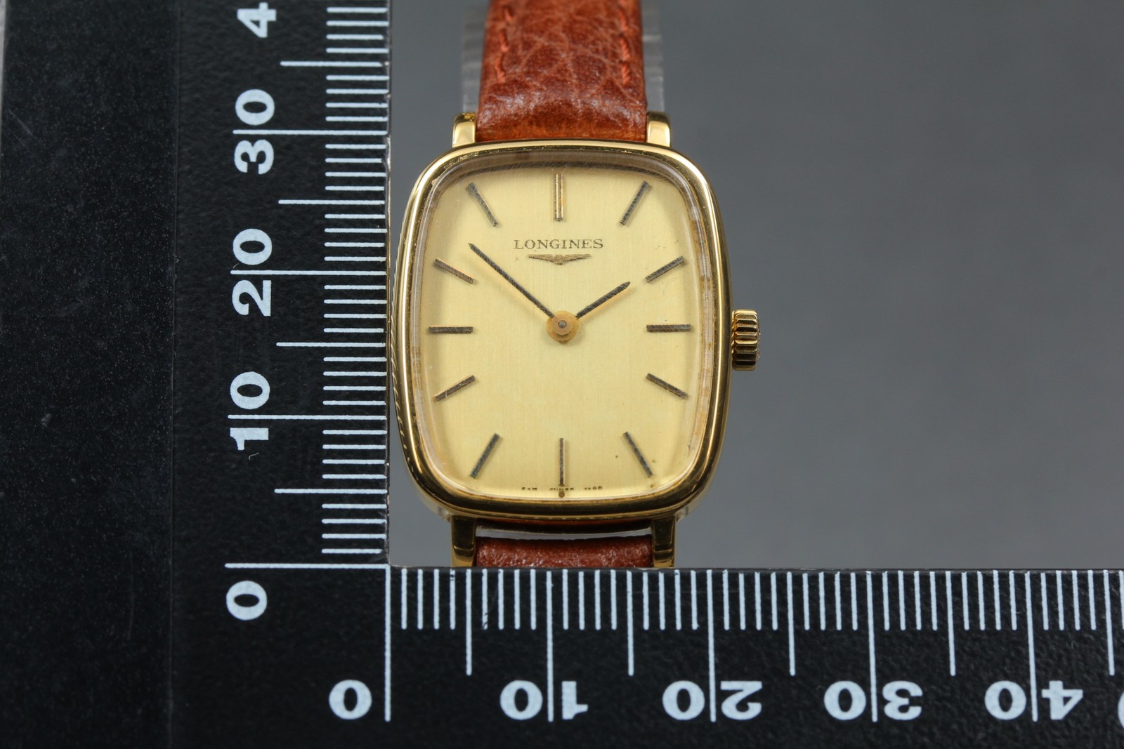 [Near MINT] Longines Cal.5602 805 1089 22mm Gold Dial Hand Winding Women’s Watch