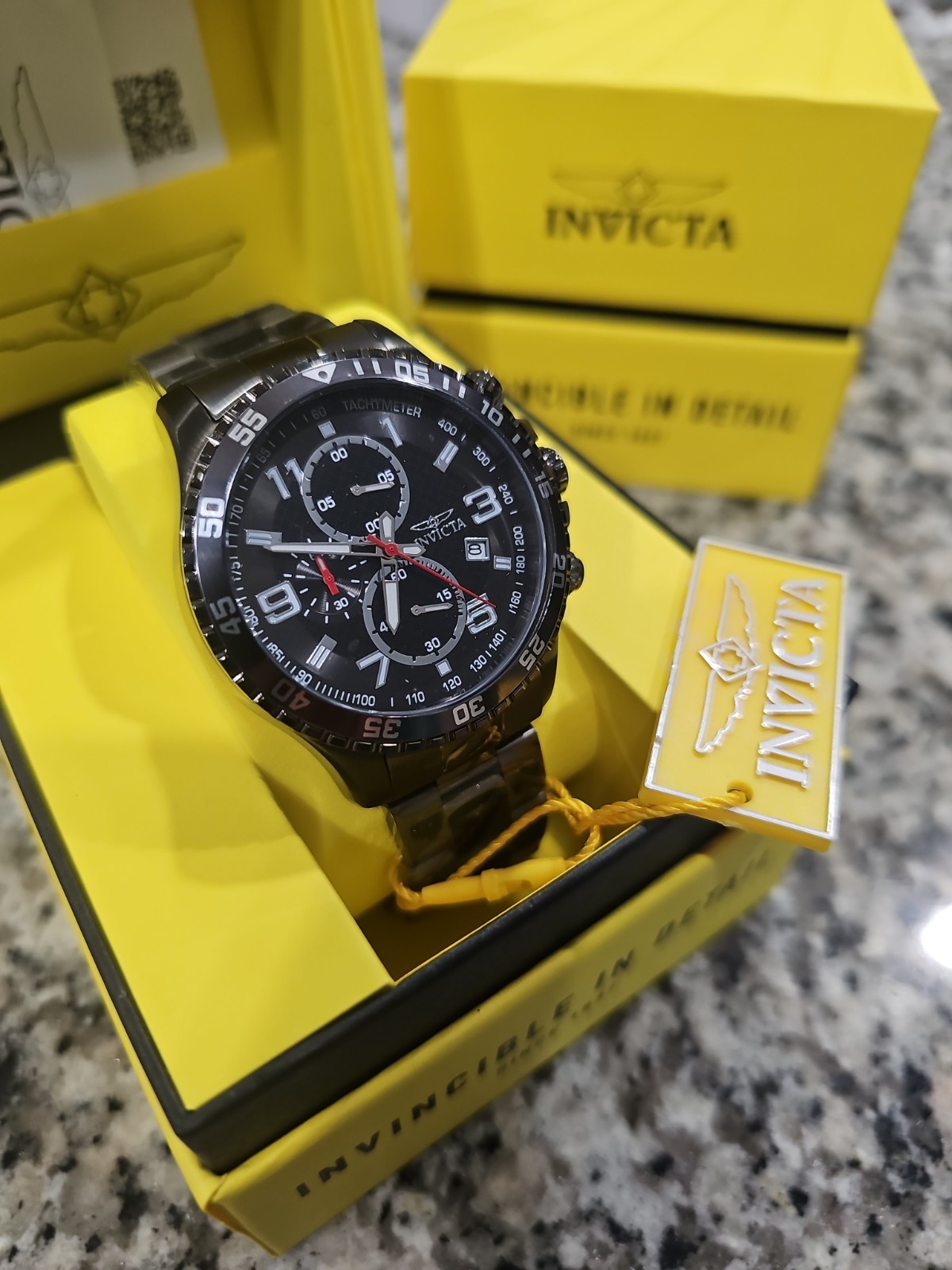 Retail $299.00 Invicta Specialty Fortitude Men’s Watch – 45mm Black 14879 New!!