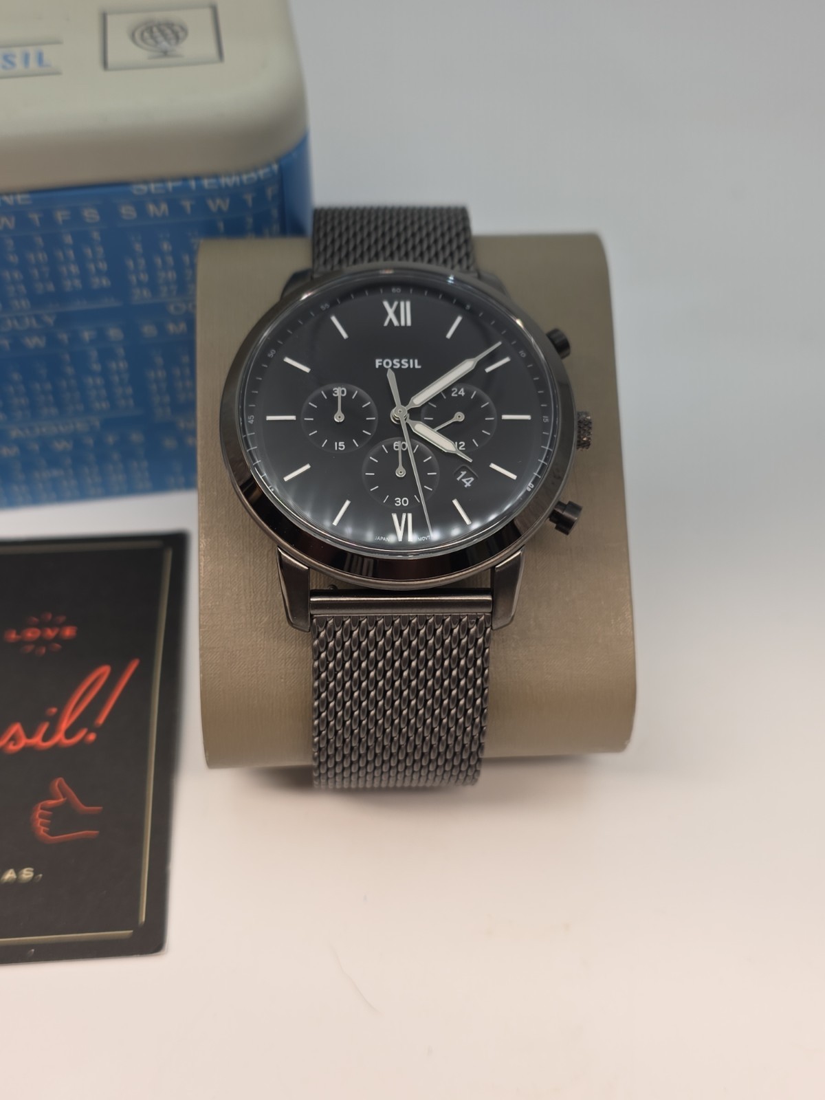 Fossil Neutra Chronograph Quartz Black Dial Men’s Watch FS5699