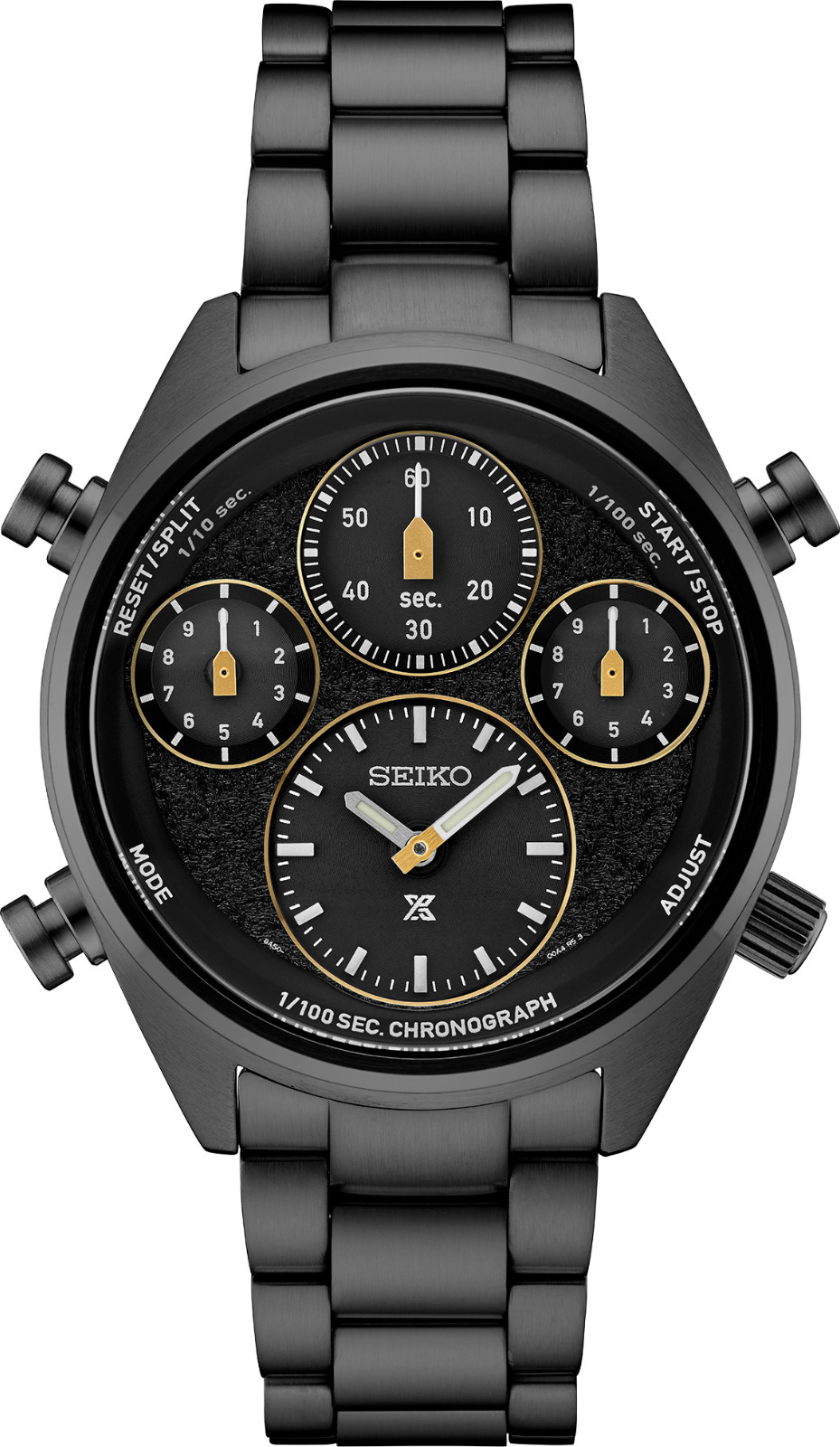Seiko Men’s Prospex Speedtimer Solar Black 1/100 Second Limited Edition SFJ007