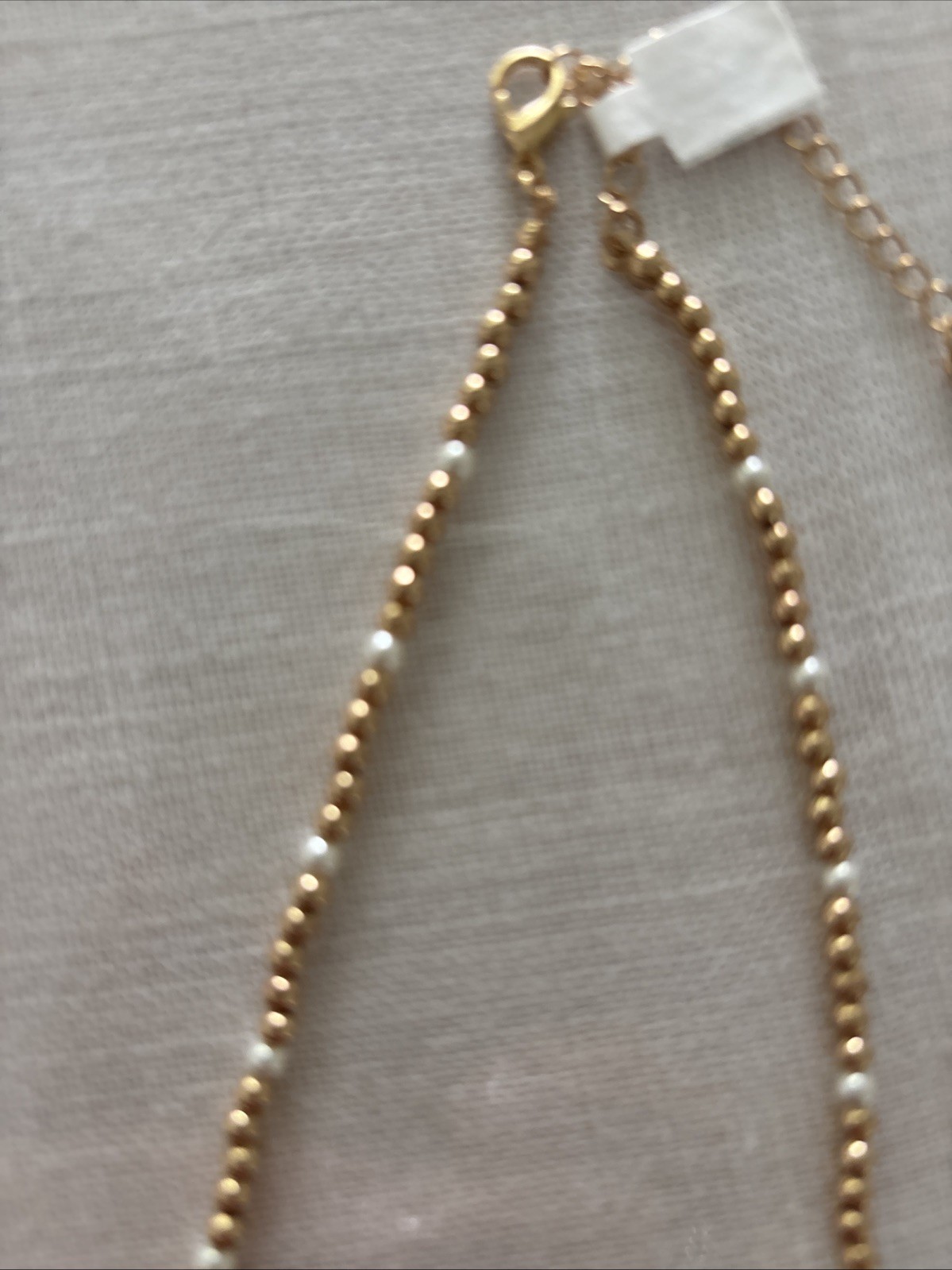 New Collection Of Jewelry. Watch. Baby Gold And Pearl Neck. One Pear Hangs Down