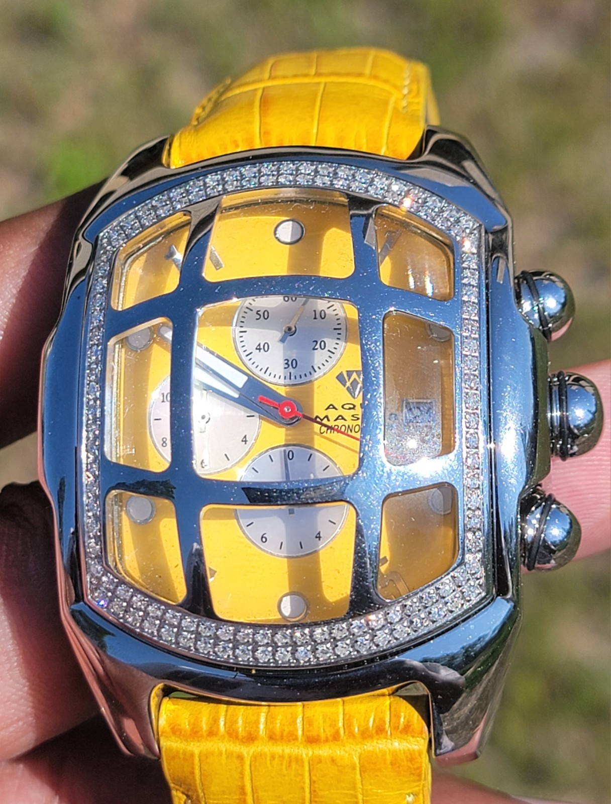 Aqua Master Diamond Watch Joe Rodeo Don Co