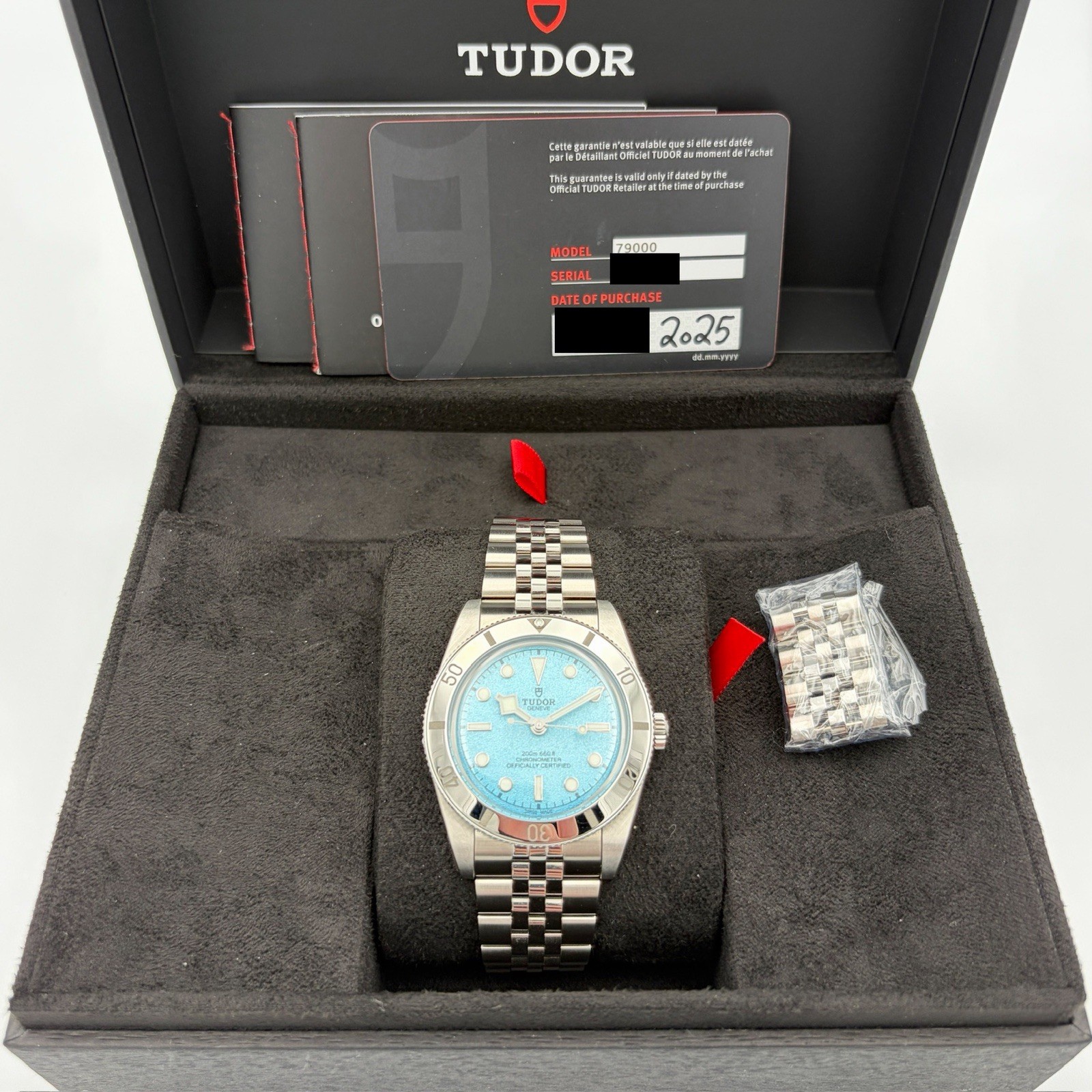Tudor Black Bay 54 Lagoon Blue 37mm Watch M79000-0001 2025 Box & Papers