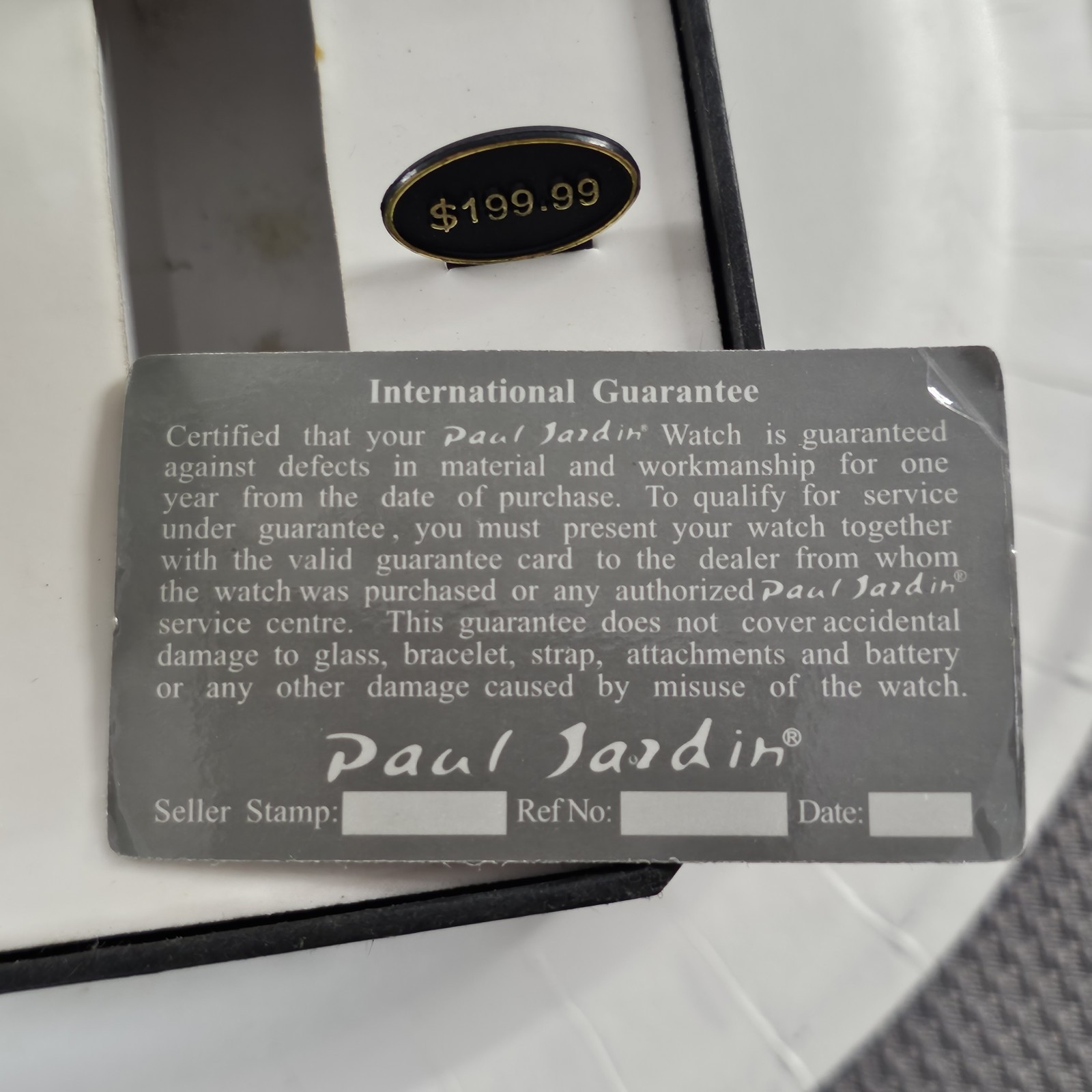 Paul Jardin Men’s Watch Unworn But 5+ Years Old Needs New Battery Please Read⬇