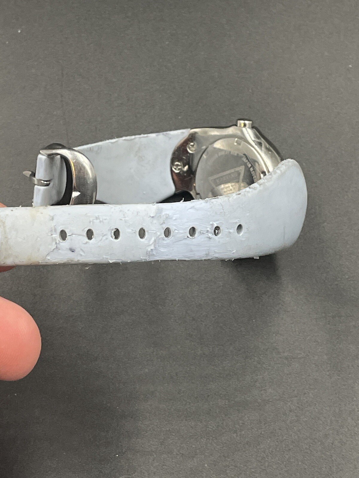 Oakley Crush 2.5 Polished Mother of Pearl Powder Blue Watch